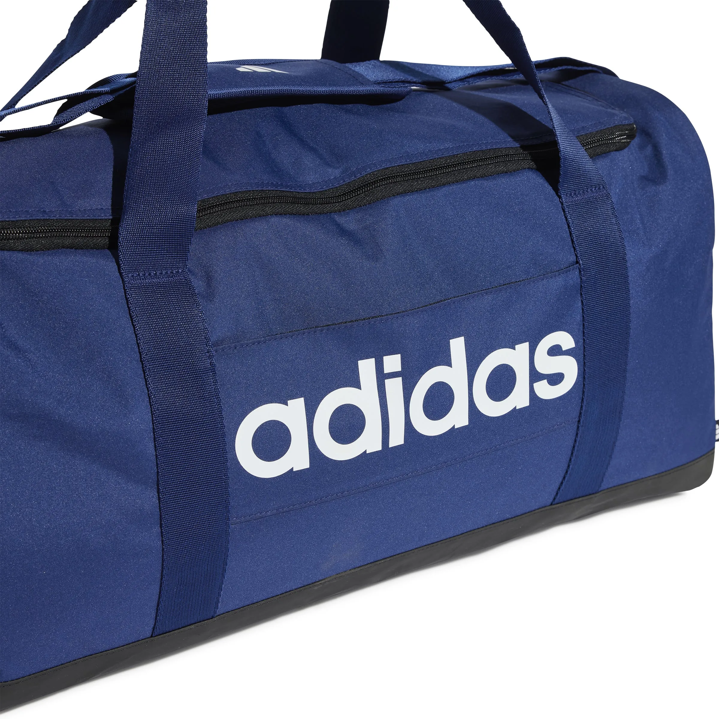 Adidas Linear Medium Duffel Bag - Dark Blue/White