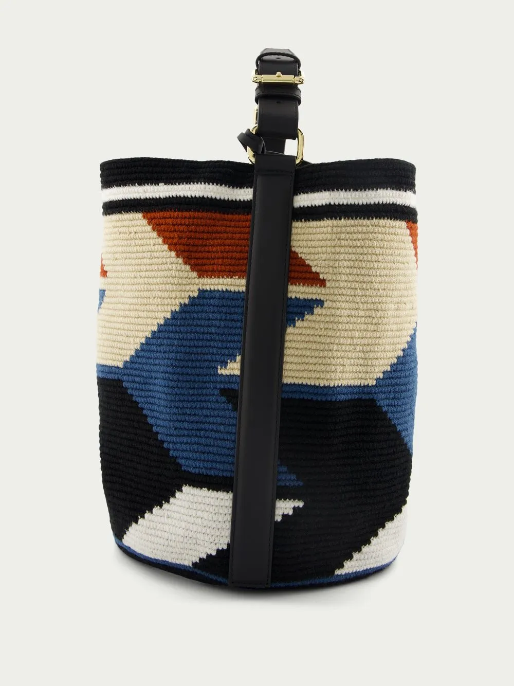 Arrow Cylinder Midi Tote Bag