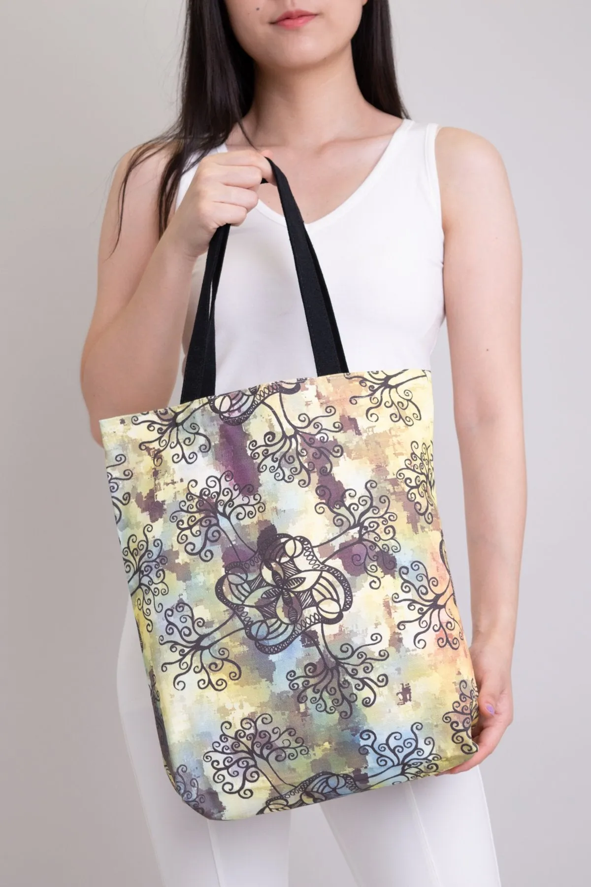 Artwork Totebag, Camouflage, Cotton