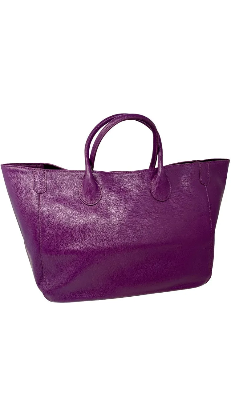 Beck Medium Classic Tote - Mere - Deep Purple