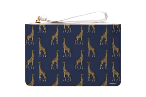 Blue Giraffe Clutch Bag