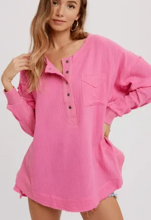 Bluivy Beach Coverup Pink