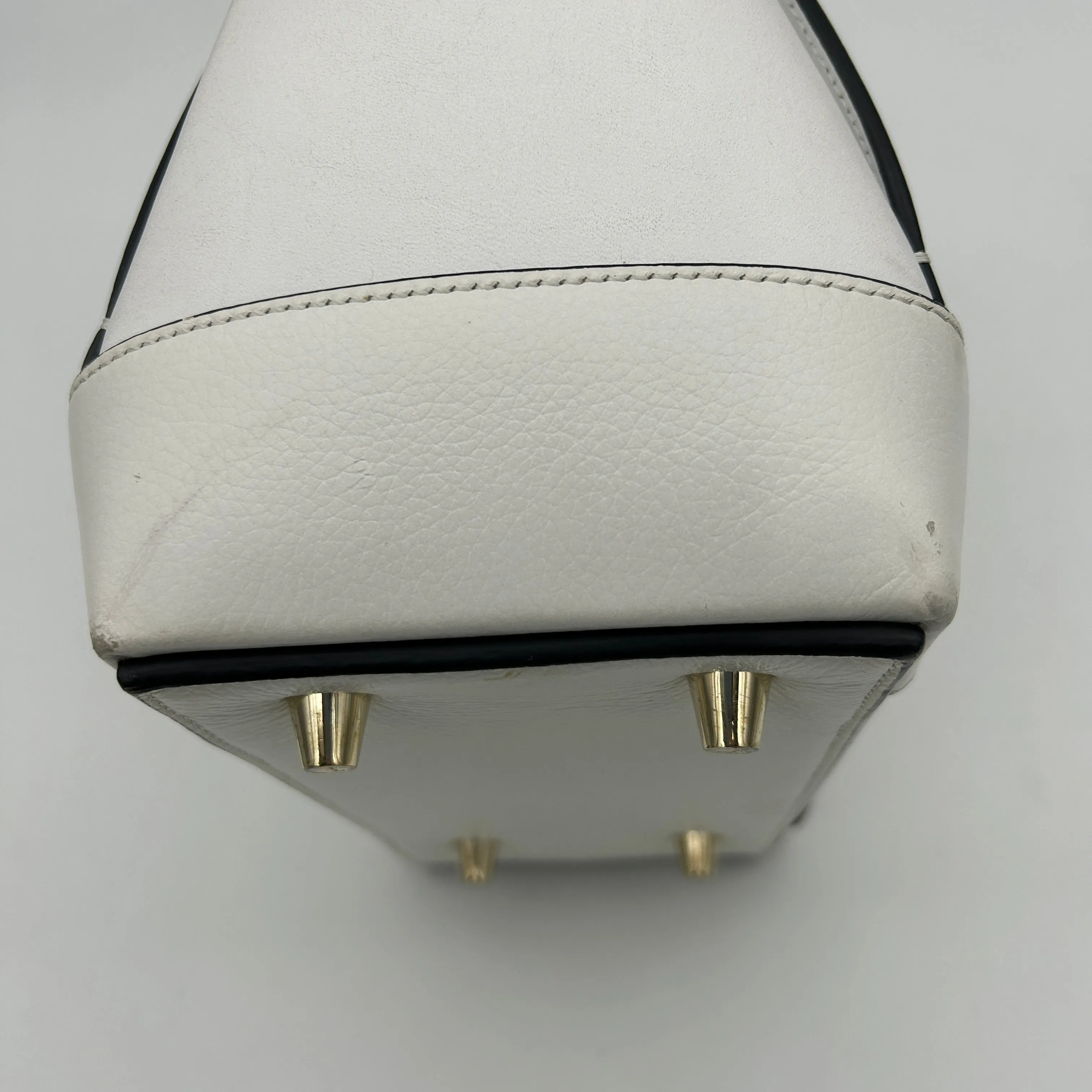 Christian Louboutin Eloise White Calfskin Small Tote Bag