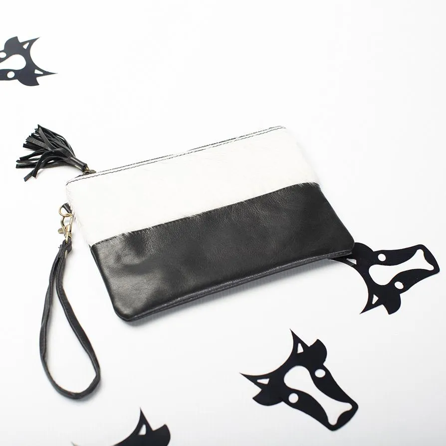 Cowhide Leather Envelope Purse