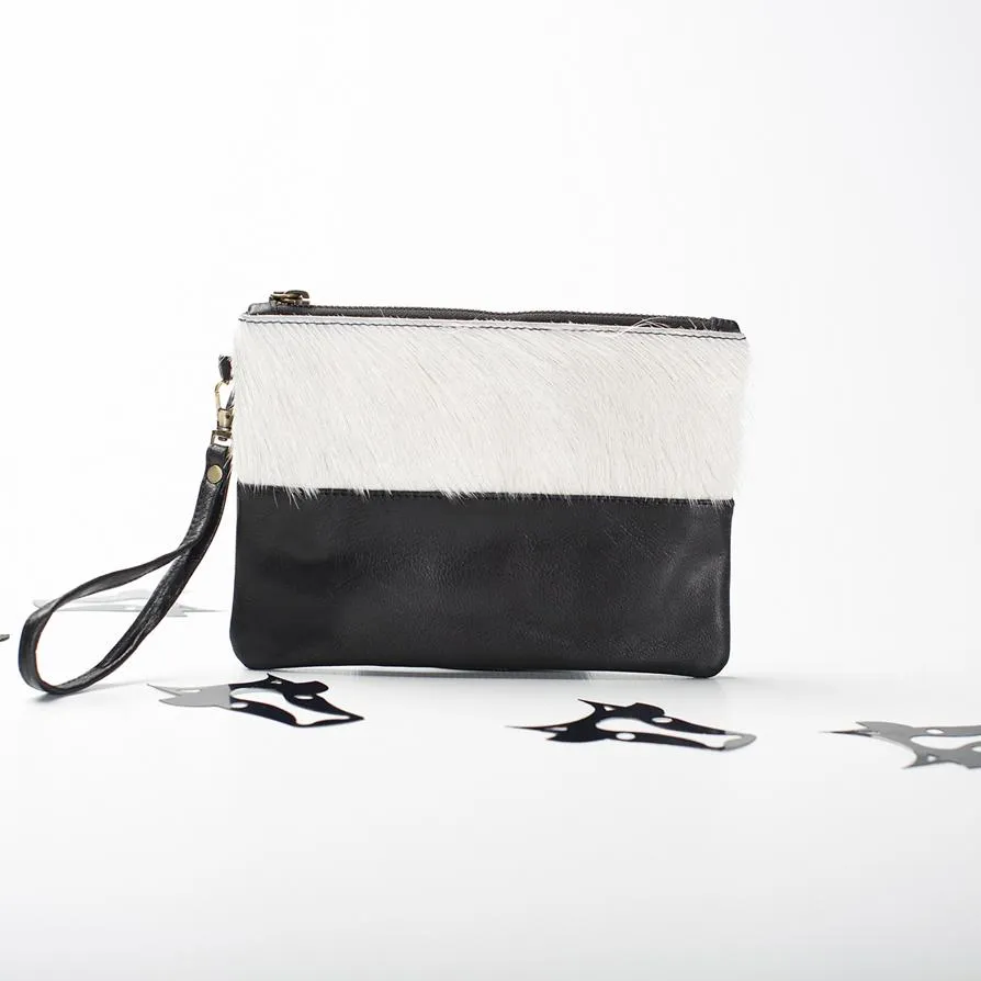 Cowhide Leather Envelope Purse