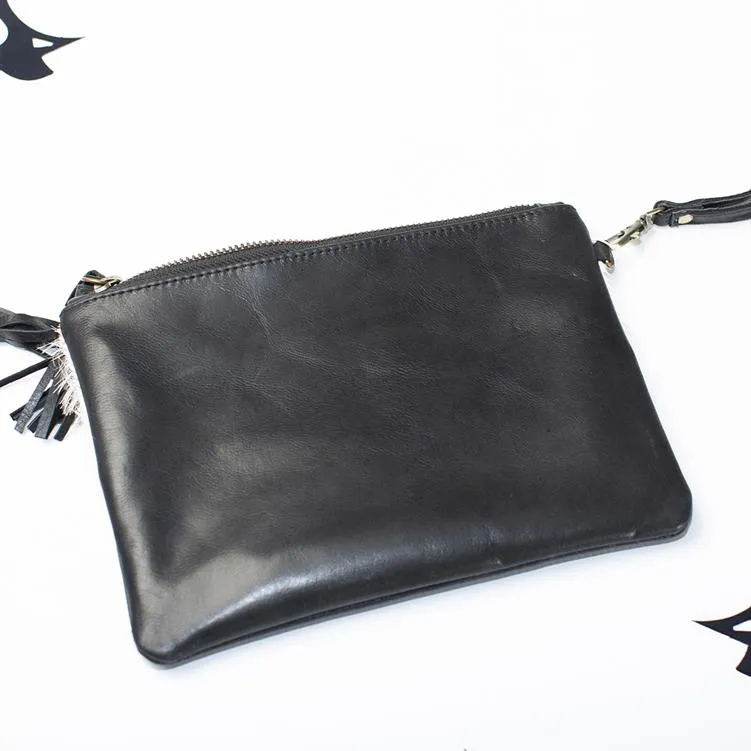 Cowhide Leather Envelope Purse