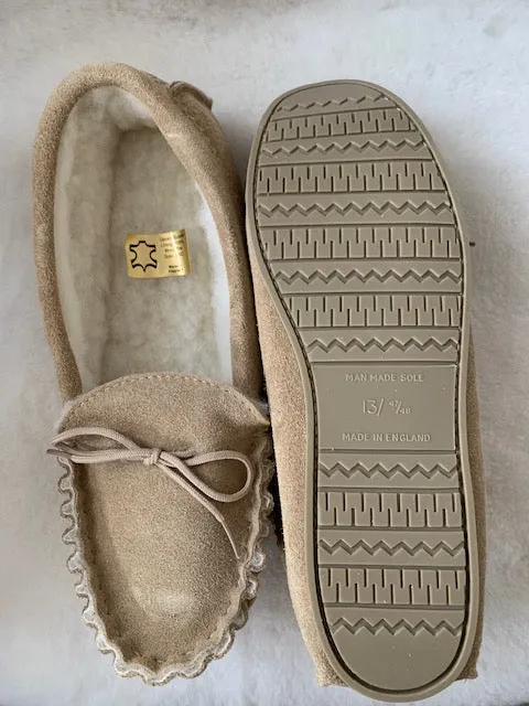 Extra Large Size Moccasin with Hard Sole | Malcolm