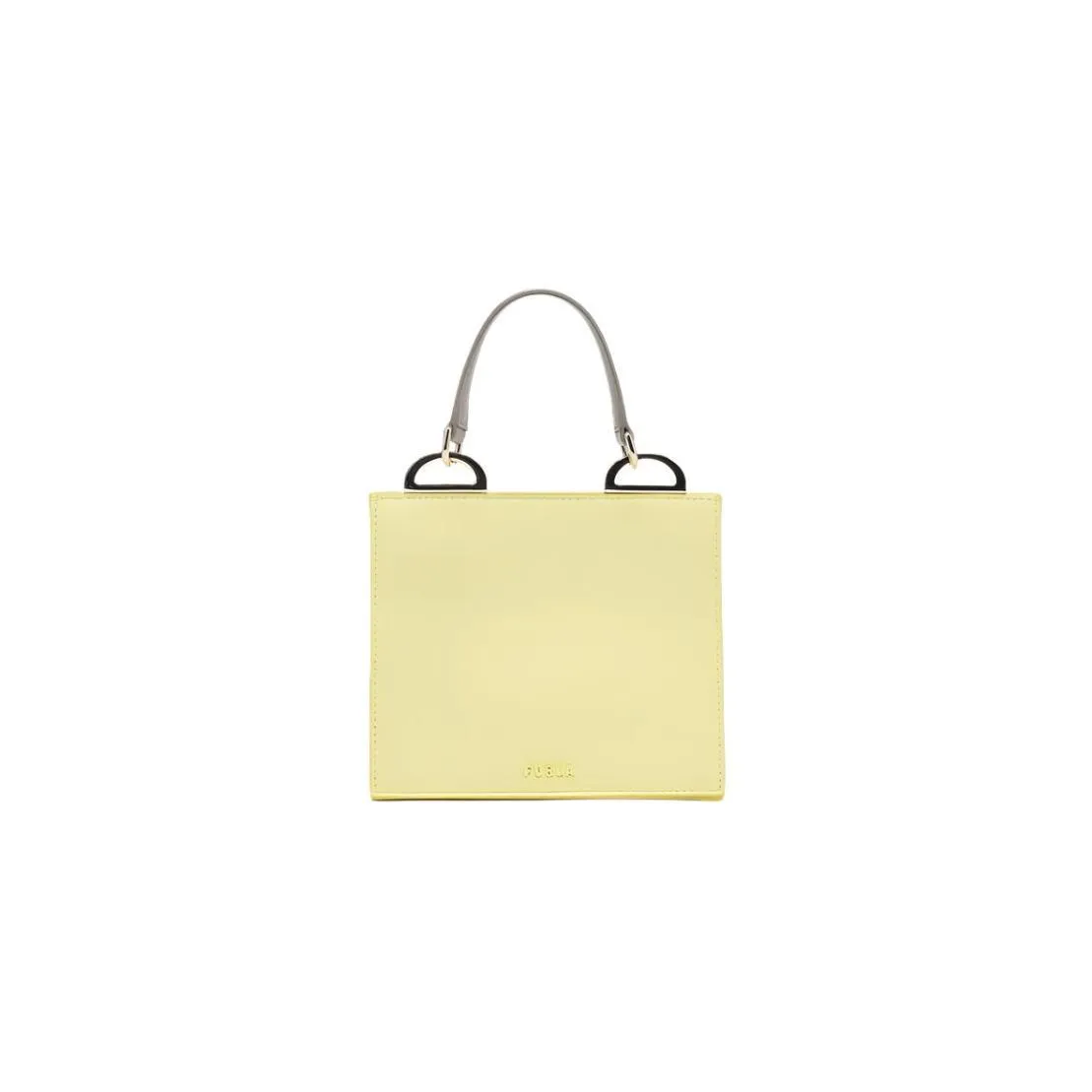 Furla Futura Mini Top Handle - Roxy Yellow, Beige and Gold