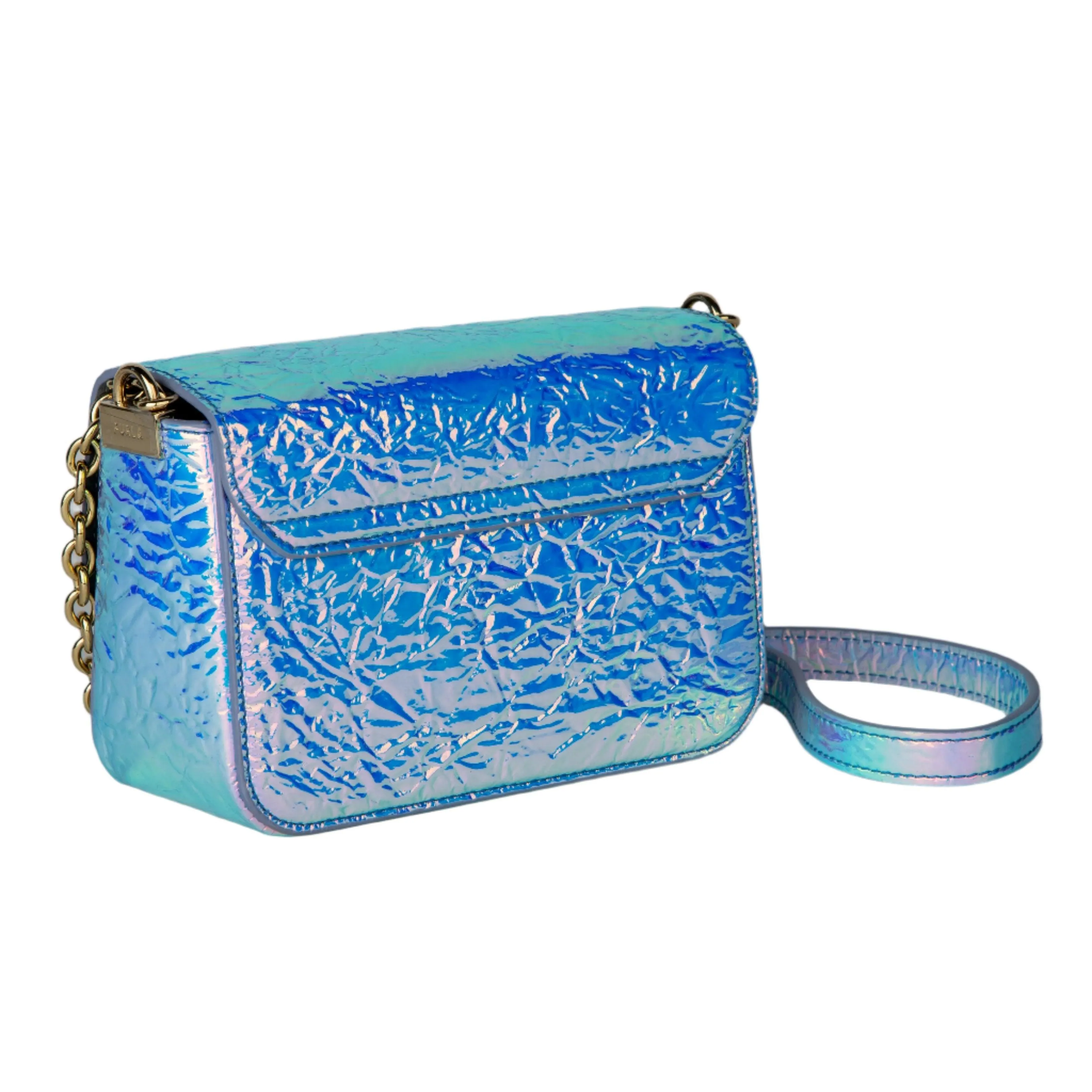 Furla Metropolis Mini Crossbody - Light Blue