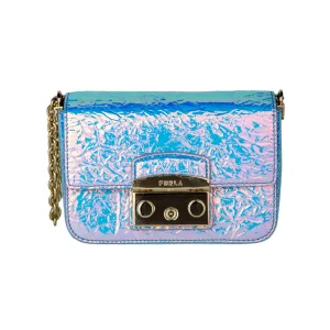 Furla Metropolis Mini Crossbody - Light Blue