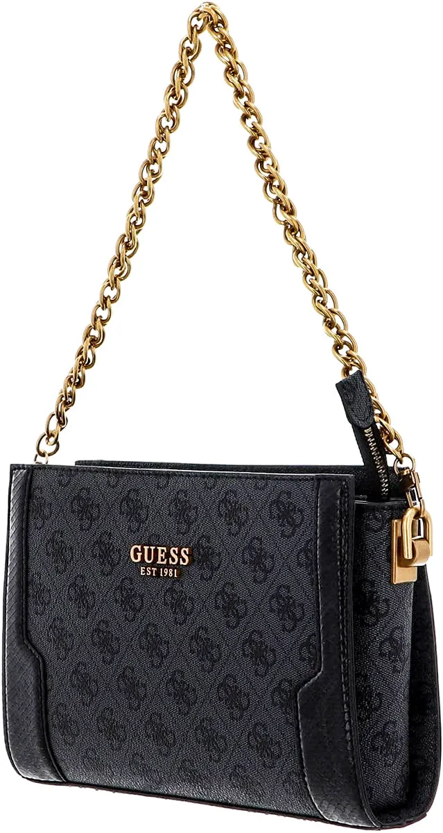 Guess Ajiona 4G Logo Mini In Coal For Women