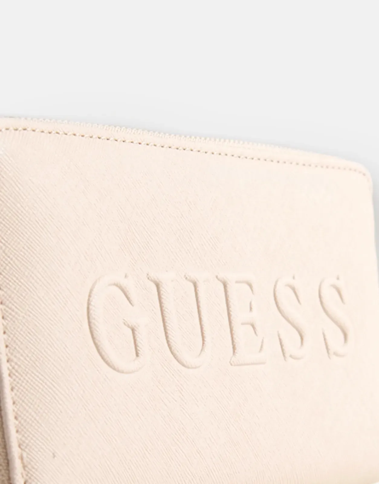 Guess Haddington Medium Zip Around Bag Oat