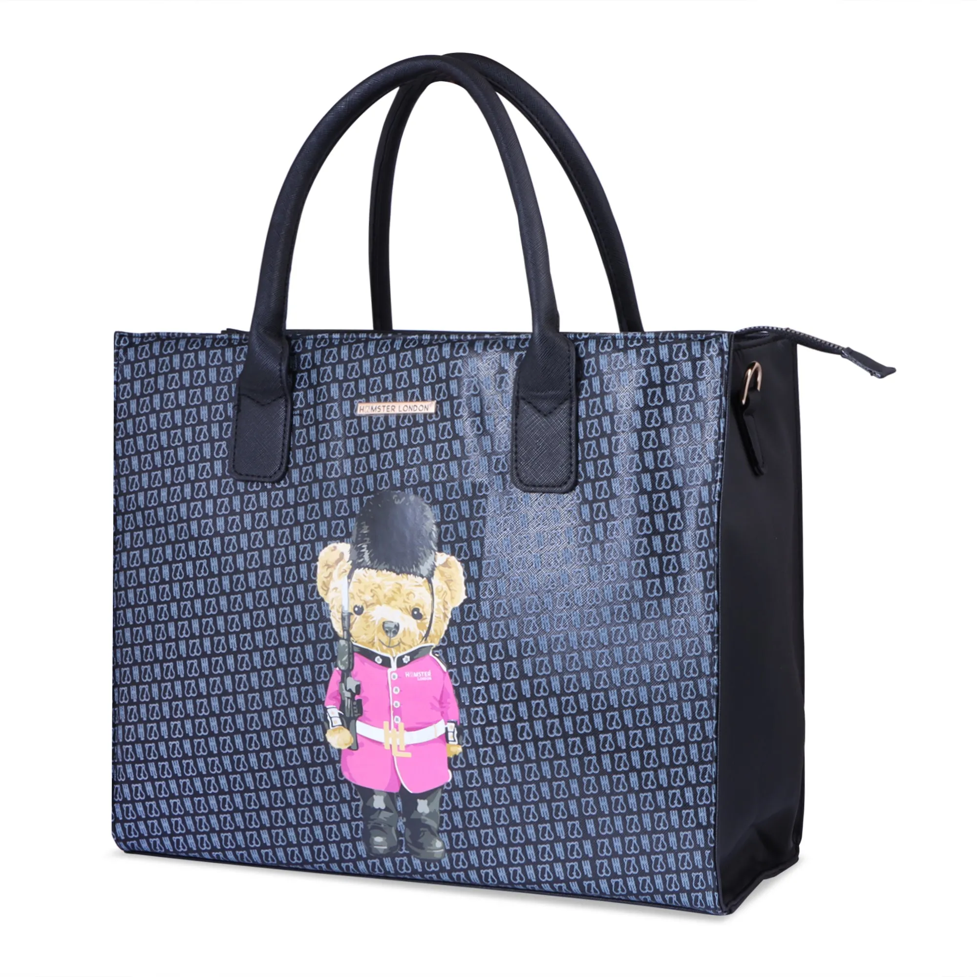 Hamster London Ted H Limited Edition Book Tote Black