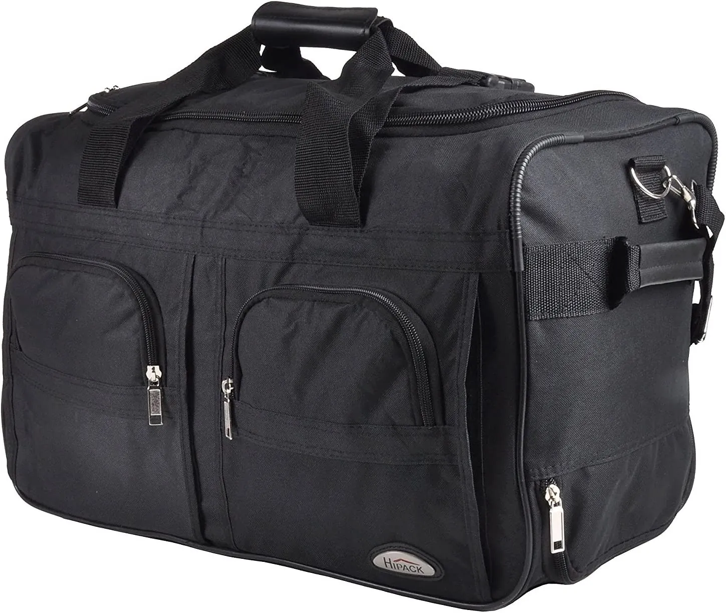 HiPack Rolling Duffel Bag 22 inch Black (PRD Black)