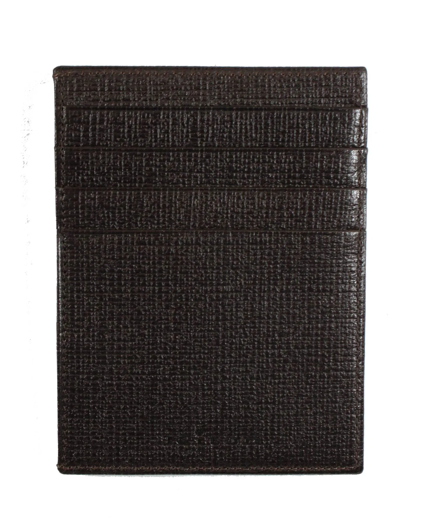 Kiton Men Credit Card Holder - Brown Leather Wallet SALE