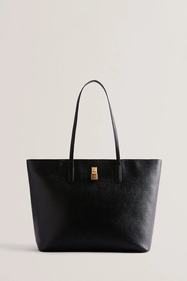 Londonn Padlock Tote Bag Black