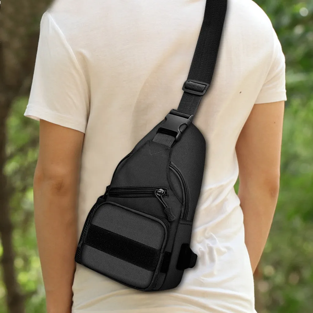 Men Canvas Messenger Male Versatile Casual Crossbody Small Bag