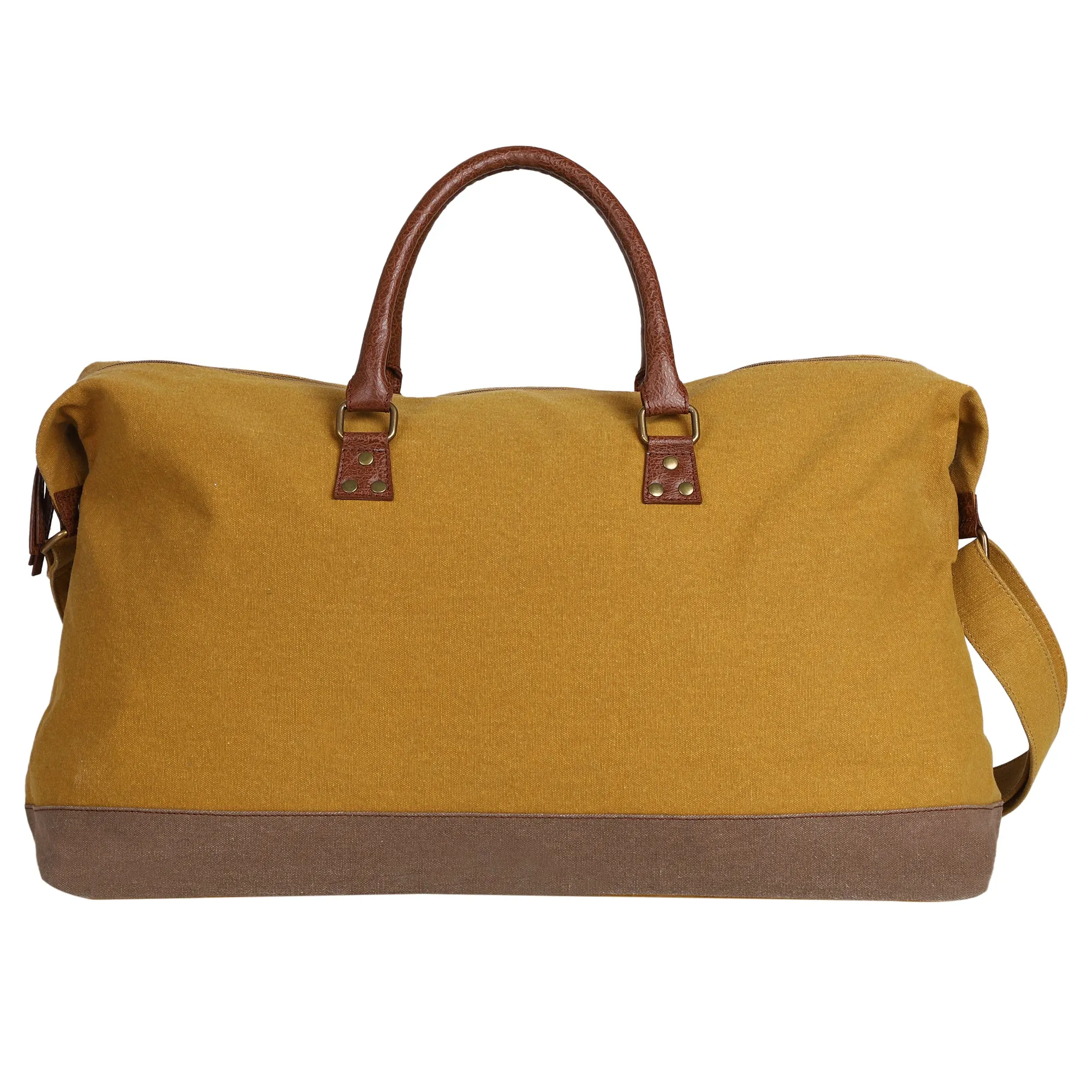 Mona B Canvas Travel/Gym/Sports Duffel Bag: City Slicker