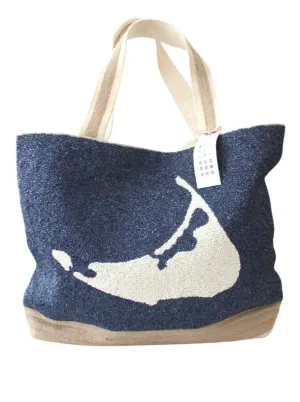 Nantucket Island Tote in Navy