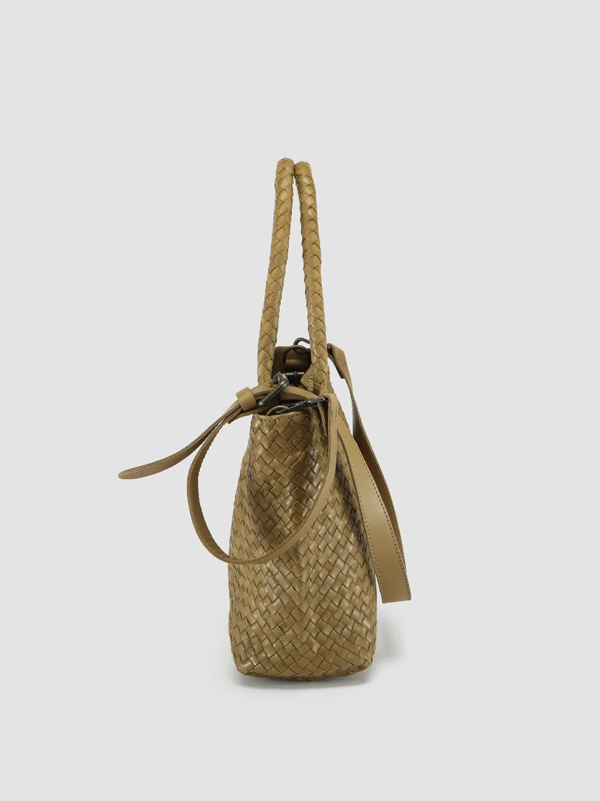 OC CLASS 48 Woven Fir Green - Green Leather Bags