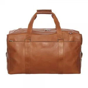 Piel Leather Extra Large Zip Pocket Duffel Bag