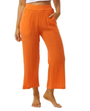 RIP CURL Women's Premium Surf Beach Pant Bright Orange