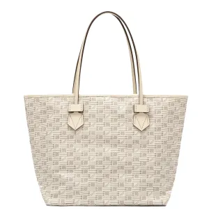 Saint Tropez Zip Tote MM, Milk