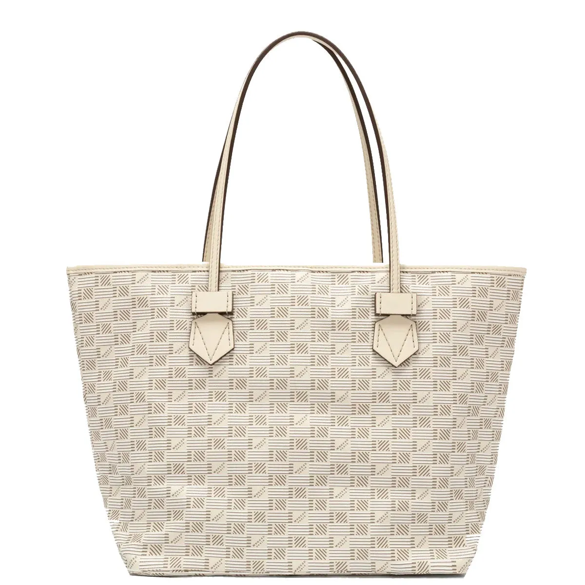 Saint Tropez Zip Tote MM, Milk