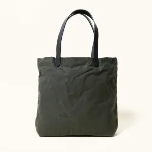 Simple Tote - Juniper Green (Waxed Canvas)