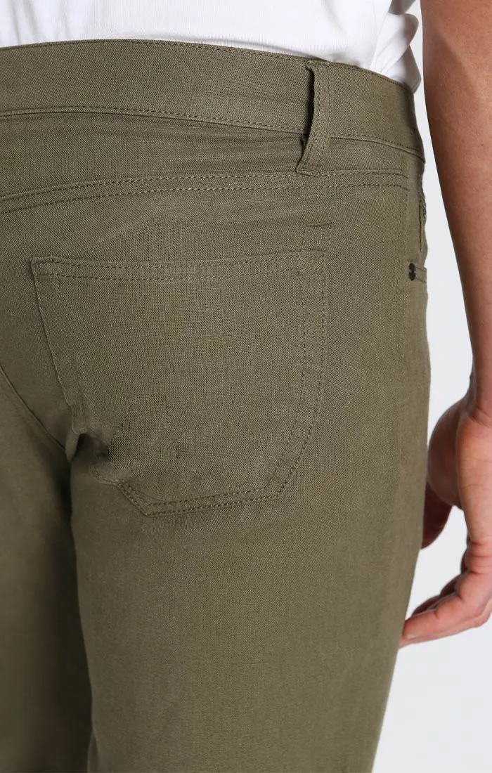 Straight Fit 5 Pocket Linen Pant