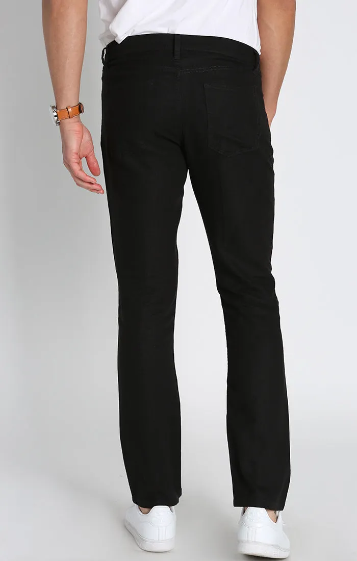 Straight Fit 5 Pocket Linen Pant