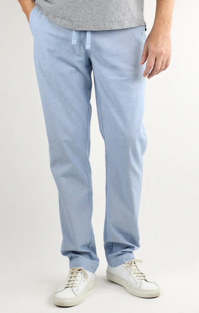 Stretch Chambray Pull On Pant