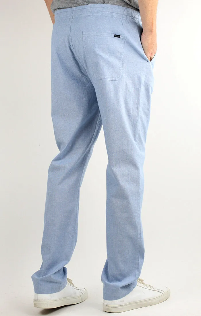 Stretch Chambray Pull On Pant