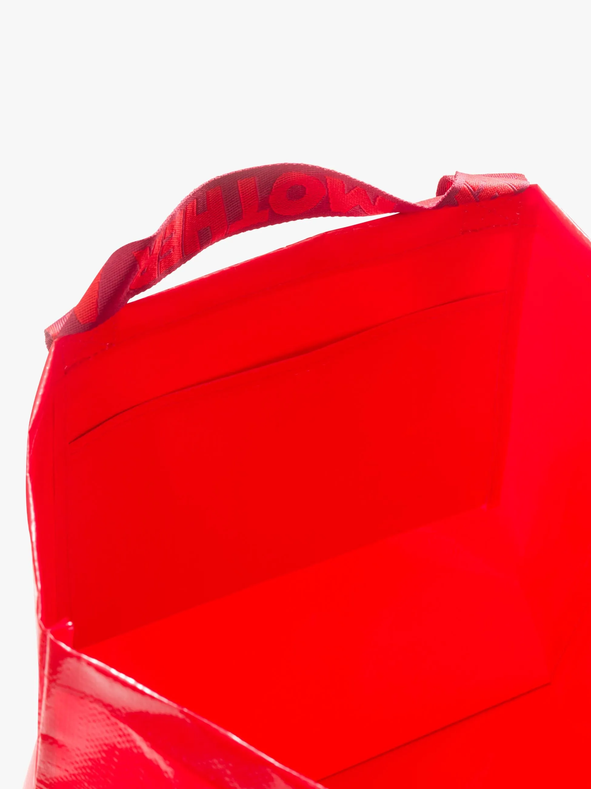 The Shopping Bag Duo - Crimson Red