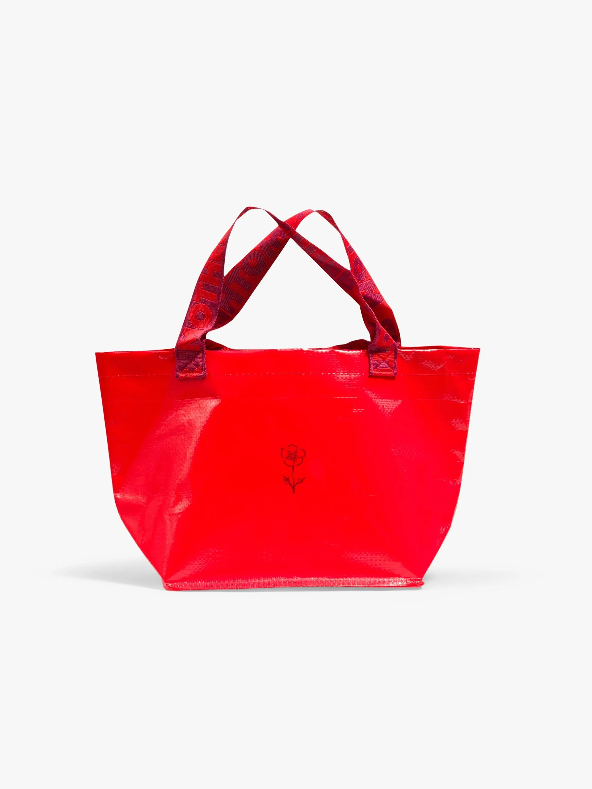 The Shopping Bag Duo - Crimson Red