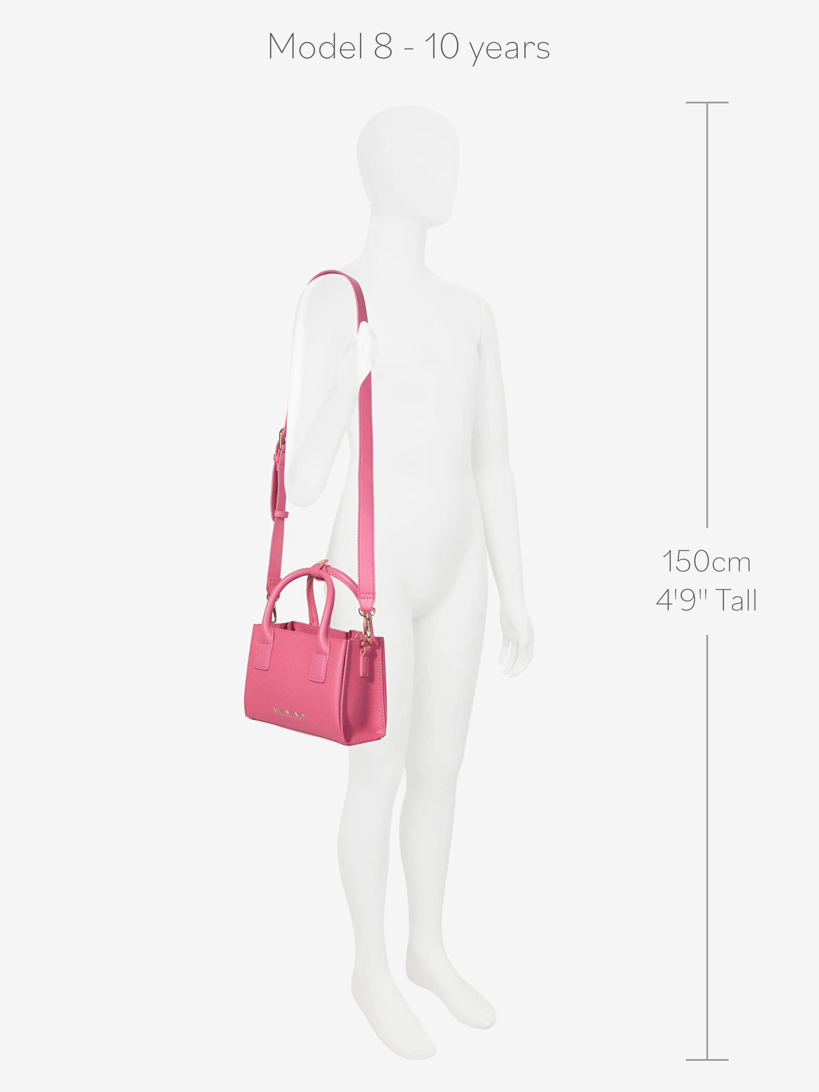 Valentino Girls Seychelle Mini Tote Bag in Coral