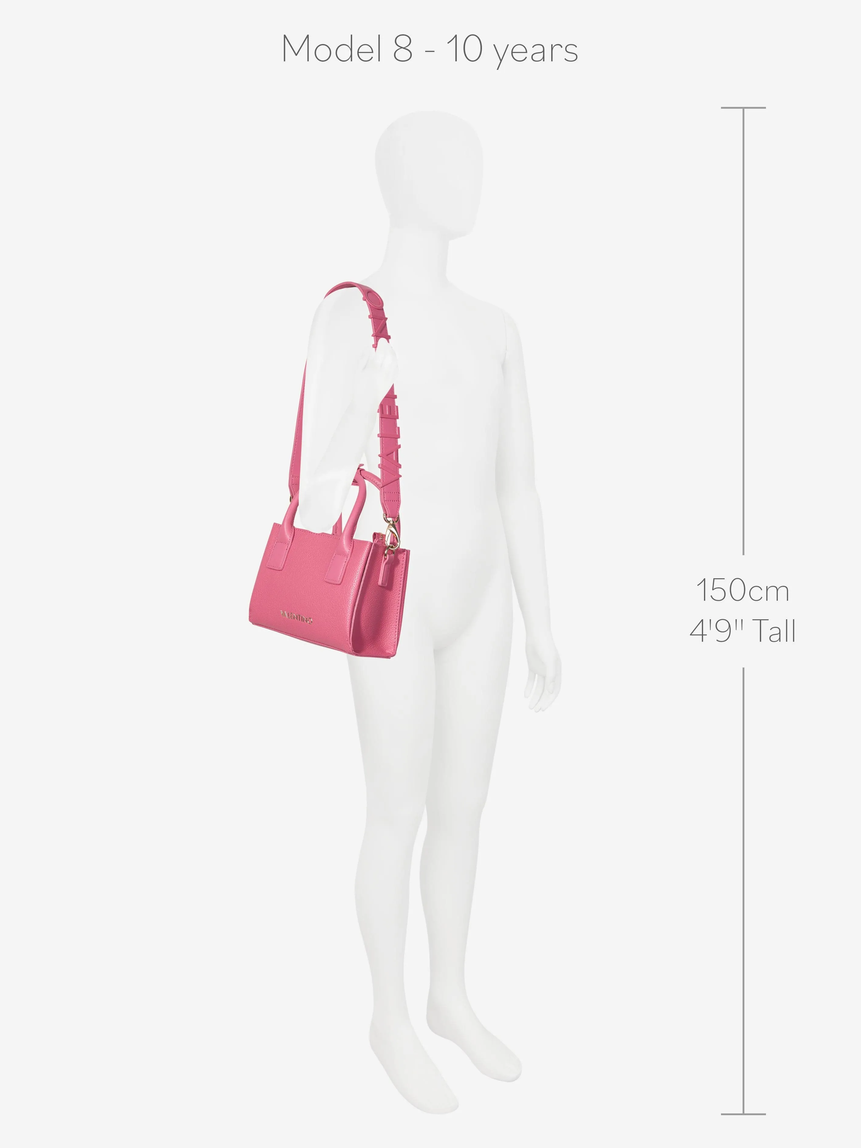 Valentino Girls Seychelle Mini Tote Bag in Coral