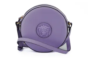 Versace Lavender Purple Round Disco Bag