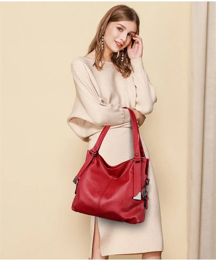 Women Bags Real Leather Luxury Ladies Shoulder Bag