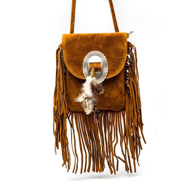 Women Pu Leather Bag Female Fashion Shoulder Bags Famous Brand Crossbody Bags Fringe Tassel Women Messenger Bags herald fashion