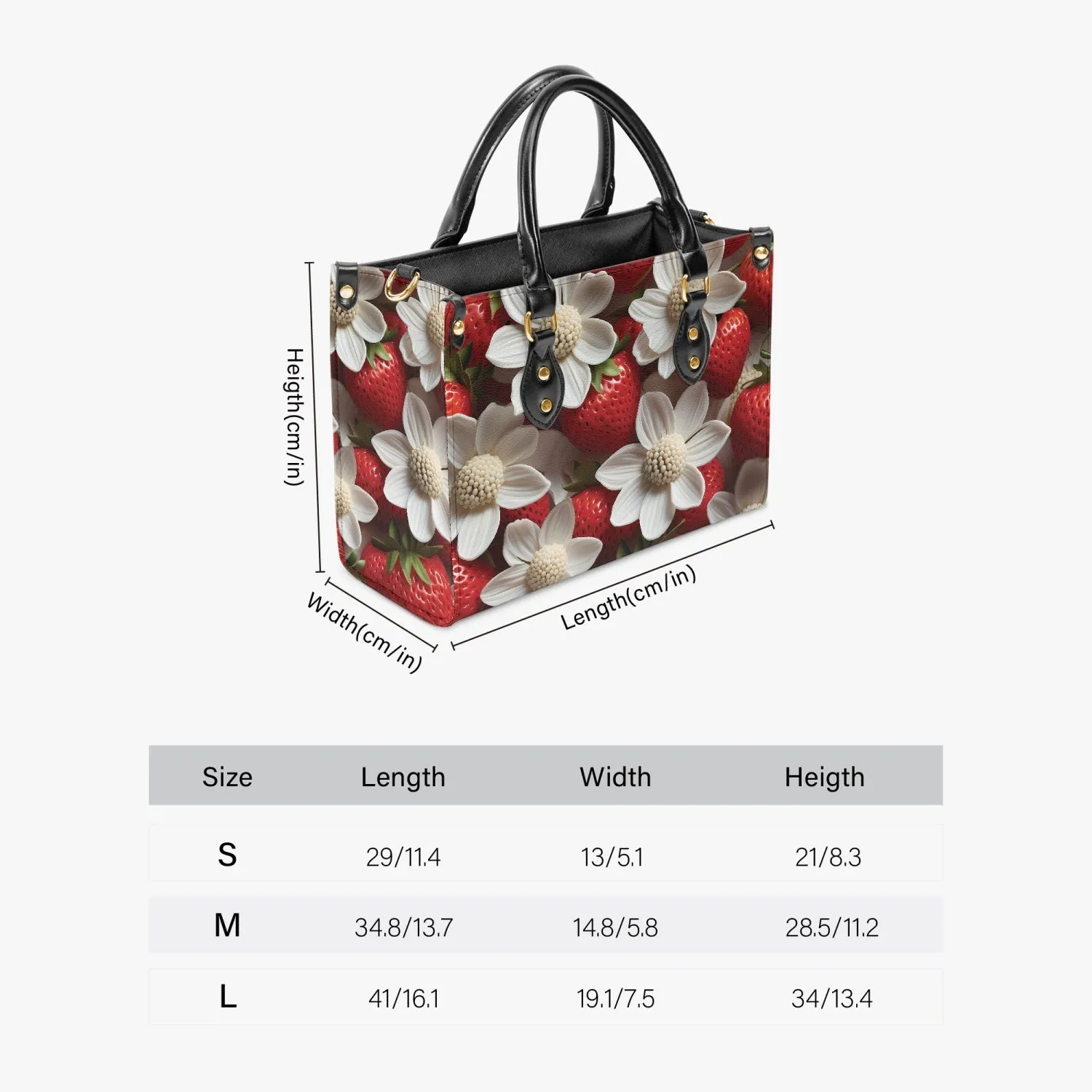 Women's Tote Bag - Strawberries and Cream