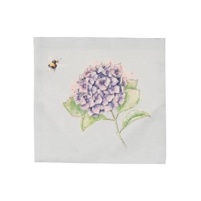 Wrendale Hydrangea Bee Foldable Shopper Bag